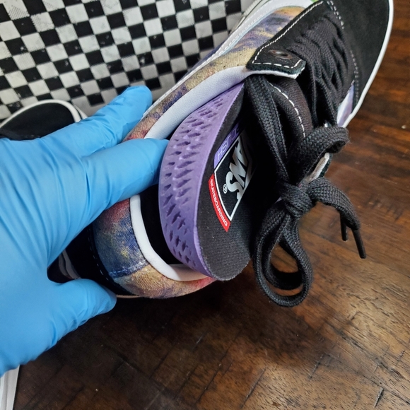 Vans Skate Old Skool Tie-Dye Terry Black/Multi Men Size 7 - Picture 8 of 11